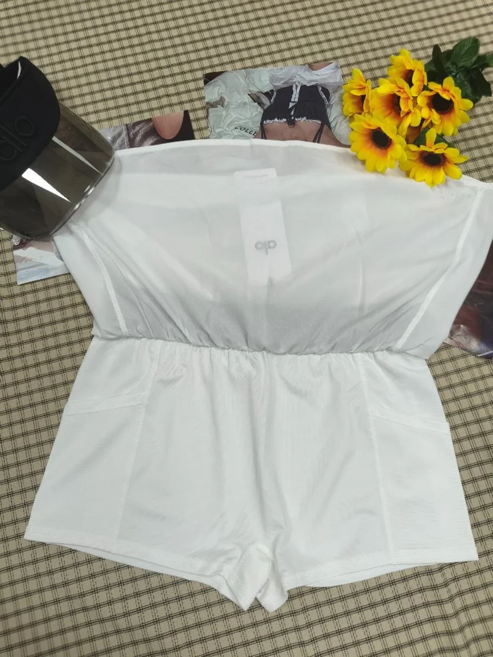 Alo Yoga Summer Essentials White Tennis Skirt NWT🌟Comfortable, Popular🍃
